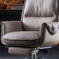 Executive Ergonomic Desk Chair with Padded Arms Chrome Metal Modern Task Chair with Wheels Clearhalo 'furn' 'furn_office_chair' 'Furniture' 'furniture_office_chair' 'Office Chairs' 'Office Furniture' 'office_chair' 4992417