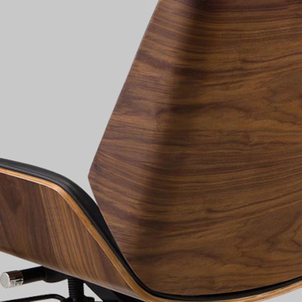 Mid Back Conference Chair Contemporary Faux Leather Armless Chair Clearhalo 'furn' 'furn_office_chair' 'Furniture' 'furniture_office_chair' 'Office Chairs' 'Office Furniture' 'office_chair' 4992512