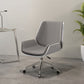 Mid Back Conference Chair Faux Leather Armless Chair for Home Office Clearhalo 'furn' 'furn_office_chair' 'Furniture' 'furniture_office_chair' 'Office Chairs' 'Office Furniture' 'office_chair' 4992580