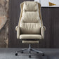 Modern High Back Management Chair Ergonomic Adjustable Executive Leather Chair Clearhalo 'furn' 'furn_office_chair' 'Furniture' 'furniture_office_chair' 'Office Chairs' 'Office Furniture' 'office_chair' 4992606