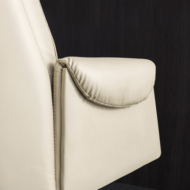 Modern High Back Management Chair Ergonomic Adjustable Executive Leather Chair Clearhalo 'furn' 'furn_office_chair' 'Furniture' 'furniture_office_chair' 'Office Chairs' 'Office Furniture' 'office_chair' 4992612