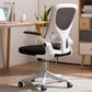 Modern Ergonomic Mesh Task Chair Adjustable Arms Lumbar Support Mid-back Office Chair Black White Casters Clearhalo 'furn' 'furn_office_chair' 'Furniture' 'furniture_office_chair' 'Office Chairs' 'Office Furniture' 'office_chair' 4992649