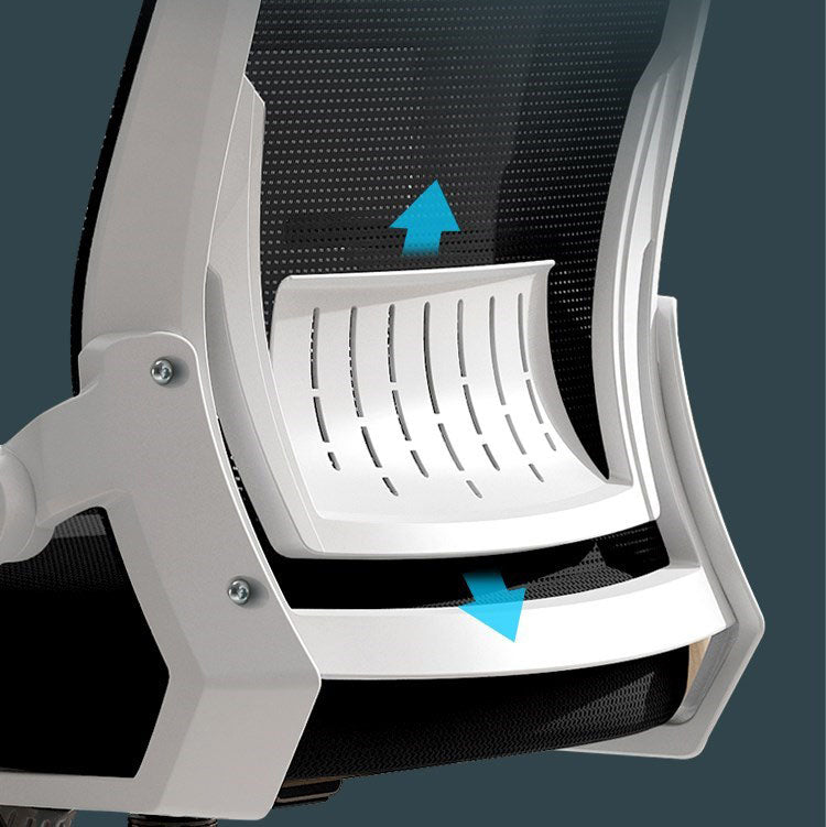 High Back Mesh Desk Chair Adjustable Arms Office Chair for Home Office Clearhalo 'furn' 'furn_office_chair' 'Furniture' 'furniture_office_chair' 'Office Chairs' 'Office Furniture' 'office_chair' 4992670