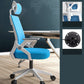 High Back Mesh Desk Chair Adjustable Arms Office Chair for Home Office White-Blue Tilt Unavailable Sponge Clearhalo 'furn' 'furn_office_chair' 'Furniture' 'furniture_office_chair' 'Office Chairs' 'Office Furniture' 'office_chair' 4992684
