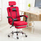 Modern Style Executive Chair High Back Office Chair with Adjustable Arms Red With Footrest Sponge Clearhalo 'furn' 'furn_office_chair' 'Furniture' 'furniture_office_chair' 'Office Chairs' 'Office Furniture' 'office_chair' 4992700