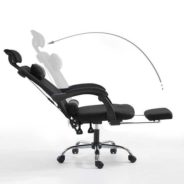 Modern Style Executive Chair High Back Office Chair with Adjustable Arms Clearhalo 'furn' 'furn_office_chair' 'Furniture' 'furniture_office_chair' 'Office Chairs' 'Office Furniture' 'office_chair' 4992705