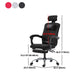 Modern Style Executive Chair High Back Office Chair with Adjustable Arms Clearhalo 'furn' 'furn_office_chair' 'Furniture' 'furniture_office_chair' 'Office Chairs' 'Office Furniture' 'office_chair' 4992712