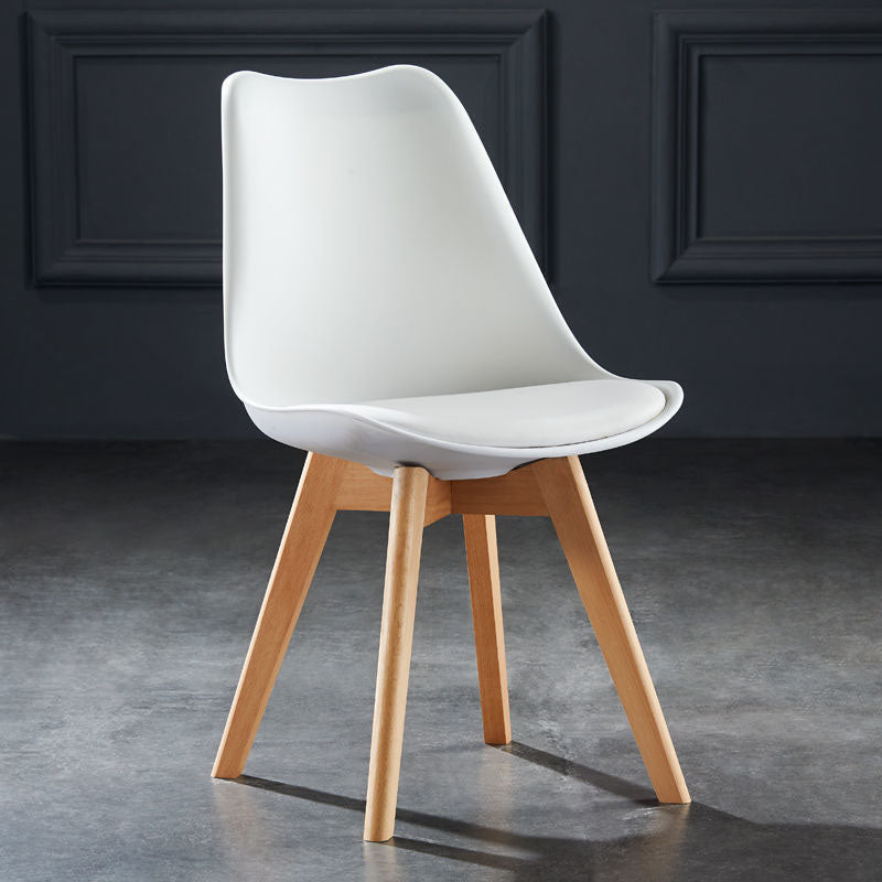 Modern Nylon Conference Chair with Low and Swivel Back Home Office Chair White 1 Piece Clearhalo 'Furniture' 'furniture_office_chair' 'Office Chairs' 'Office Furniture' 'office_chair' 4992749