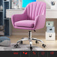 Contemporary Slide Mid Back Desk Chair Ergonomic Fixed Arms Office Chair Purple Steel Clearhalo 'furn' 'furn_office_chair' 'Furniture' 'furniture_office_chair' 'Office Chairs' 'Office Furniture' 'office_chair' 4992809