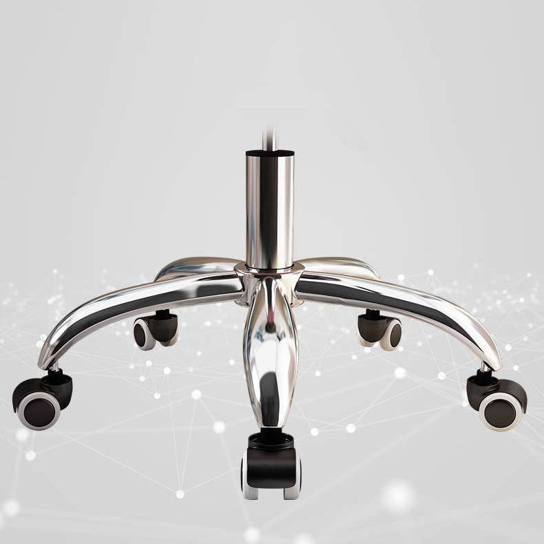 Contemporary Slide Mid Back Desk Chair Ergonomic Fixed Arms Office Chair Clearhalo 'furn' 'furn_office_chair' 'Furniture' 'furniture_office_chair' 'Office Chairs' 'Office Furniture' 'office_chair' 4992810