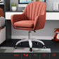 Contemporary Slide Mid Back Desk Chair Ergonomic Fixed Arms Office Chair Red Nylon Clearhalo 'furn' 'furn_office_chair' 'Furniture' 'furniture_office_chair' 'Office Chairs' 'Office Furniture' 'office_chair' 4992815