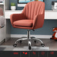 Contemporary Slide Mid Back Desk Chair Ergonomic Fixed Arms Office Chair Red Steel Clearhalo 'furn' 'furn_office_chair' 'Furniture' 'furniture_office_chair' 'Office Chairs' 'Office Furniture' 'office_chair' 4992820