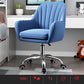 Contemporary Slide Mid Back Desk Chair Ergonomic Fixed Arms Office Chair Sky Blue Steel Clearhalo 'furn' 'furn_office_chair' 'Furniture' 'furniture_office_chair' 'Office Chairs' 'Office Furniture' 'office_chair' 4992822
