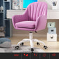 Contemporary Slide Mid Back Desk Chair Ergonomic Fixed Arms Office Chair Purple Nylon Clearhalo 'furn' 'furn_office_chair' 'Furniture' 'furniture_office_chair' 'Office Chairs' 'Office Furniture' 'office_chair' 4992825