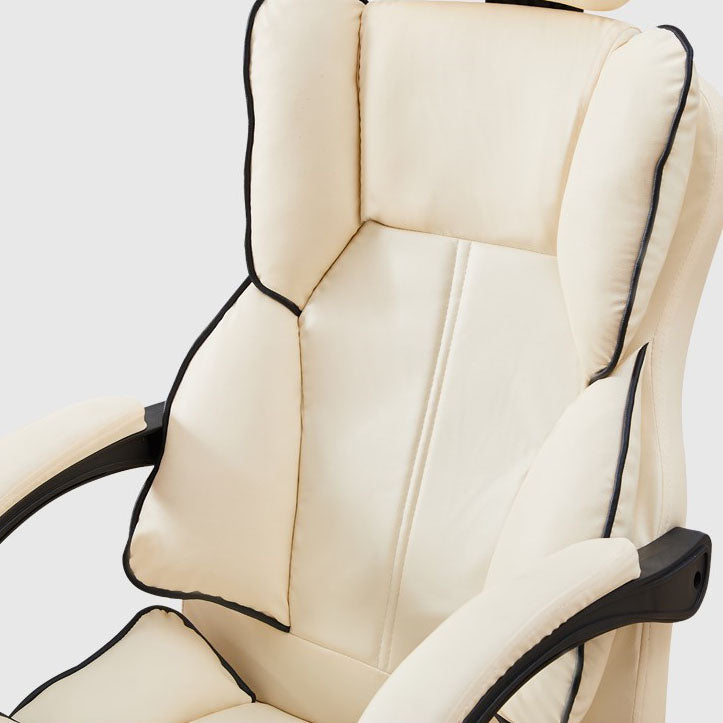 High Back Desk Chair Contemporary Ergonomic Fixed Arms Office Chair with Headrest Clearhalo 'furn' 'furn_office_chair' 'Furniture' 'furniture_office_chair' 'Office Chairs' 'Office Furniture' 'office_chair' 4992847
