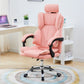 High Back Desk Chair Contemporary Ergonomic Fixed Arms Office Chair with Headrest Pink Without Footrest Latex Clearhalo 'furn' 'furn_office_chair' 'Furniture' 'furniture_office_chair' 'Office Chairs' 'Office Furniture' 'office_chair' 4992850