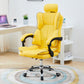 High Back Desk Chair Contemporary Ergonomic Fixed Arms Office Chair with Headrest Yellow Without Footrest Sponge Clearhalo 'furn' 'furn_office_chair' 'Furniture' 'furniture_office_chair' 'Office Chairs' 'Office Furniture' 'office_chair' 4992865
