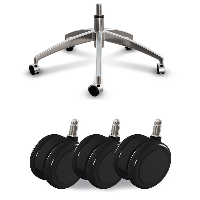 Modern Style Executive Chair Leather Office Chair with Fixed Arms Clearhalo 'furn' 'furn_office_chair' 'Furniture' 'furniture_office_chair' 'Office Chairs' 'Office Furniture' 'office_chair' 4992935