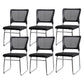 Modern Green Metal Desk Chair with Mid Back Home Office Chair Black 6 Piece Set Clearhalo 'furn' 'furn_office_chair' 'Furniture' 'furniture_office_chair' 'Office Chairs' 'Office Furniture' 'office_chair' 4993089