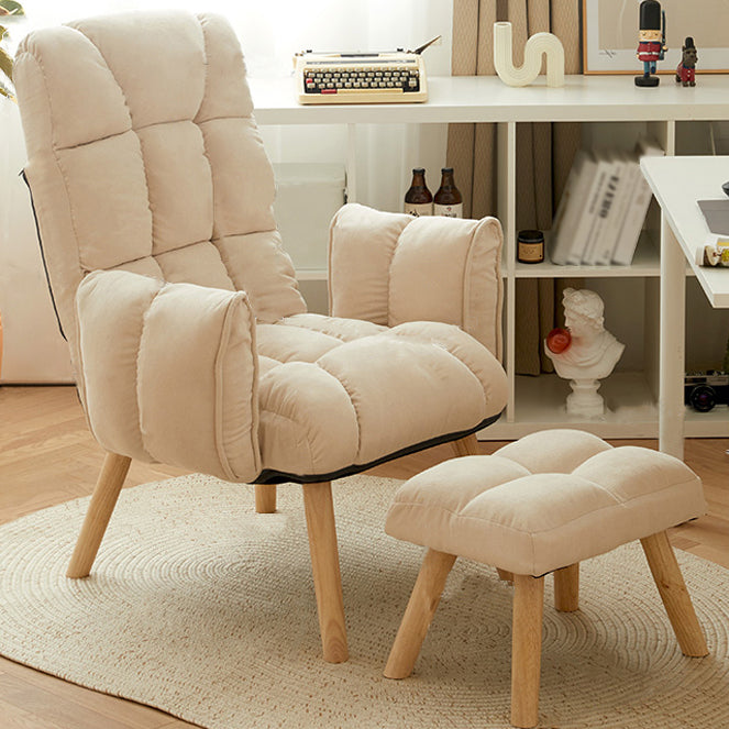 Modern Computer Chair Home Office Chair with Adjustable Back Height White With Footrest Clearhalo 'furn' 'furn_office_chair' 'Furniture' 'furniture_office_chair' 'Office Chairs' 'Office Furniture' 'office_chair' 4993117