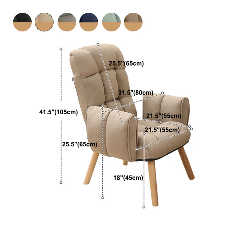 Modern Computer Chair Home Office Chair with Adjustable Back Height Clearhalo 'furn' 'furn_office_chair' 'Furniture' 'furniture_office_chair' 'Office Chairs' 'Office Furniture' 'office_chair' 4993135