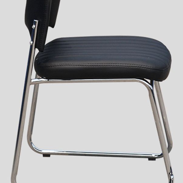 Modern Style Task Chair Mid-Back Ergonomic Armless Office Chair Clearhalo 'furn' 'furn_office_chair' 'Furniture' 'furniture_office_chair' 'Office Chairs' 'Office Furniture' 'office_chair' 4993146