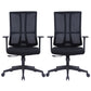 High Back Mesh Desk Chair Modern Slide Office Chair with Wheels Black 2 Piece Set Without Headrest Clearhalo 'furn' 'furn_office_chair' 'Furniture' 'furniture_office_chair' 'Office Chairs' 'Office Furniture' 'office_chair' 4993185