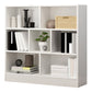 Wood Standard Bookshelf Contemporary Style Bookcase for Living Room 31.5"L x 9.4"W x 40.9"H White Clearhalo 'Bookcases' 'furn' 'furn_bookcases' 'Furniture' 'furniture_bookcases' 'Office Furniture' 4993289