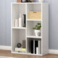 Wood Standard Bookshelf Contemporary Style Bookcase for Living Room Clearhalo 'Bookcases' 'furn' 'furn_bookcases' 'Furniture' 'furniture_bookcases' 'Office Furniture' 4993292