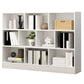 Wood Standard Bookshelf Contemporary Style Bookcase for Living Room 47.2"L x 9.4"W x 40.9"H White Clearhalo 'Bookcases' 'furn' 'furn_bookcases' 'Furniture' 'furniture_bookcases' 'Office Furniture' 4993293