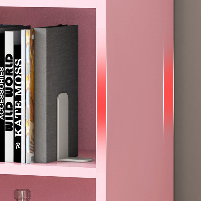 Wood Standard Bookshelf Contemporary Style Bookcase for Living Room Clearhalo 'Bookcases' 'furn' 'furn_bookcases' 'Furniture' 'furniture_bookcases' 'Office Furniture' 4993300