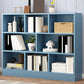 Wood Standard Bookshelf Contemporary Style Bookcase for Living Room 39.4"L x 9.4"W x 40.9"H Blue Clearhalo 'Bookcases' 'furn' 'furn_bookcases' 'Furniture' 'furniture_bookcases' 'Office Furniture' 4993302