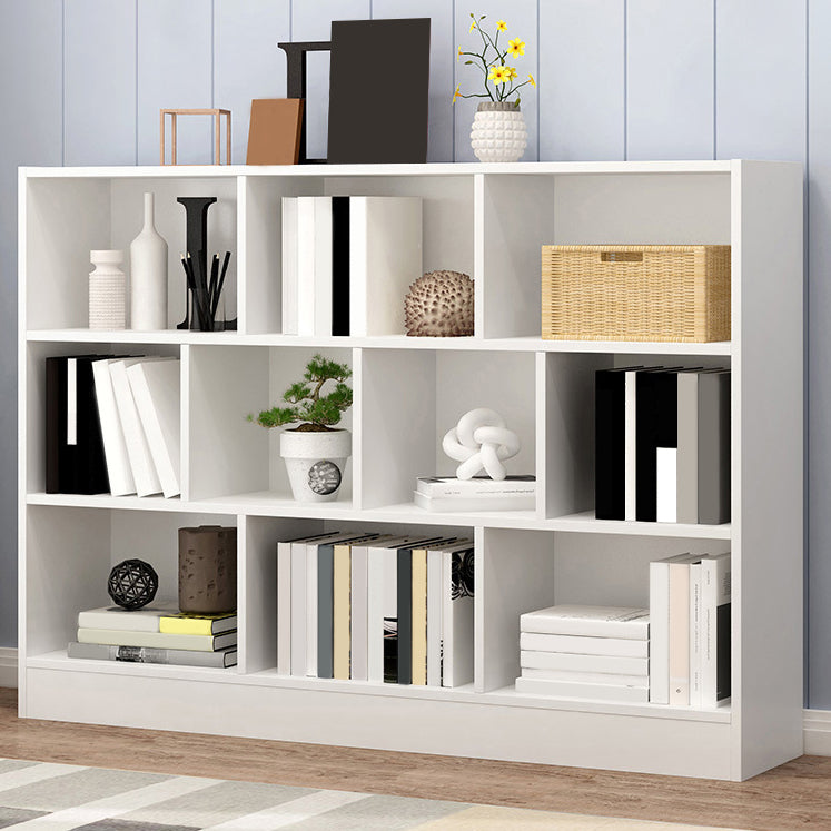 Wood Standard Bookshelf Contemporary Style Bookcase for Living Room Clearhalo 'Bookcases' 'furn' 'furn_bookcases' 'Furniture' 'furniture_bookcases' 'Office Furniture' 4993308