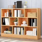 Wood Standard Bookshelf Contemporary Style Bookcase for Living Room 47.2"L x 9.4"W x 40.9"H Natural Clearhalo 'Bookcases' 'furn' 'furn_bookcases' 'Furniture' 'furniture_bookcases' 'Office Furniture' 4993311