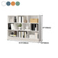 Wood Standard Bookshelf Contemporary Style Bookcase for Living Room Clearhalo 'Bookcases' 'furn' 'furn_bookcases' 'Furniture' 'furniture_bookcases' 'Office Furniture' 4993317