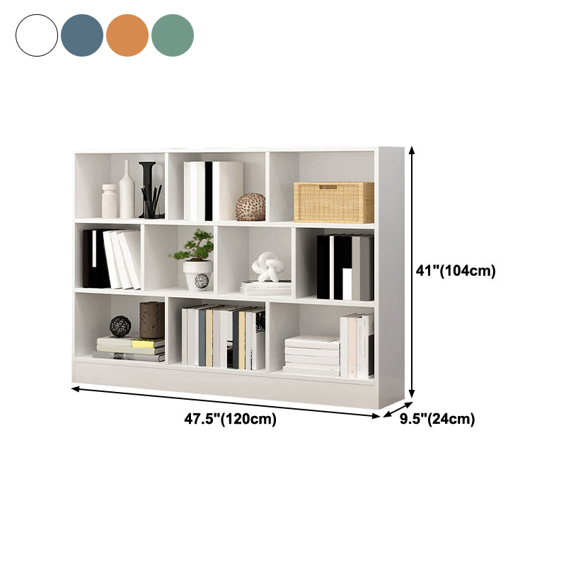 Wood Standard Bookshelf Contemporary Style Bookcase for Living Room Clearhalo 'Bookcases' 'furn' 'furn_bookcases' 'Furniture' 'furniture_bookcases' 'Office Furniture' 4993317