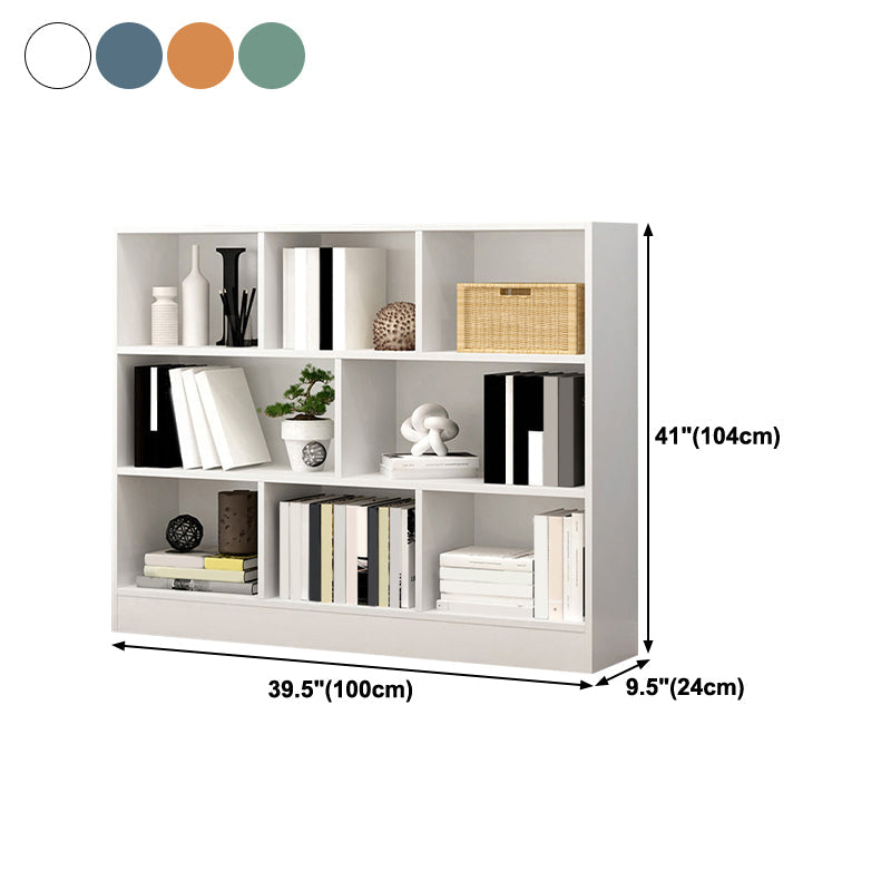 Wood Standard Bookshelf Contemporary Style Bookcase for Living Room Clearhalo 'Bookcases' 'furn' 'furn_bookcases' 'Furniture' 'furniture_bookcases' 'Office Furniture' 4993318