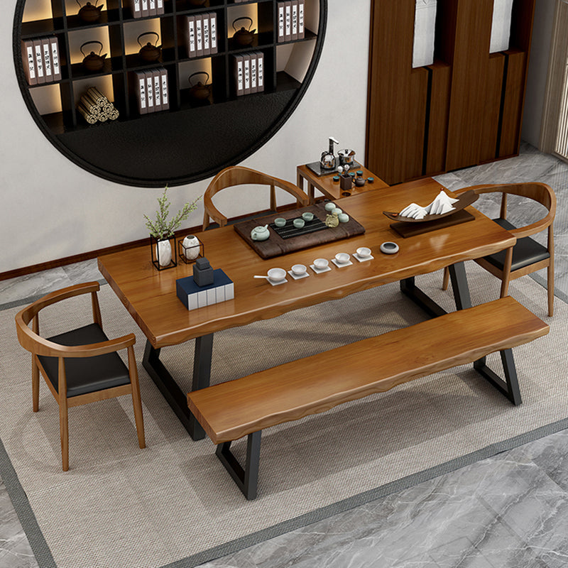 Solid Wood Home Working Table Industrial Rectangle Office Table Clearhalo 'furn' 'furn_office_desk' 'Furniture' 'furniture_office_desk' 'Office Desks' 'Office Furniture' 'office_desk' 4993390