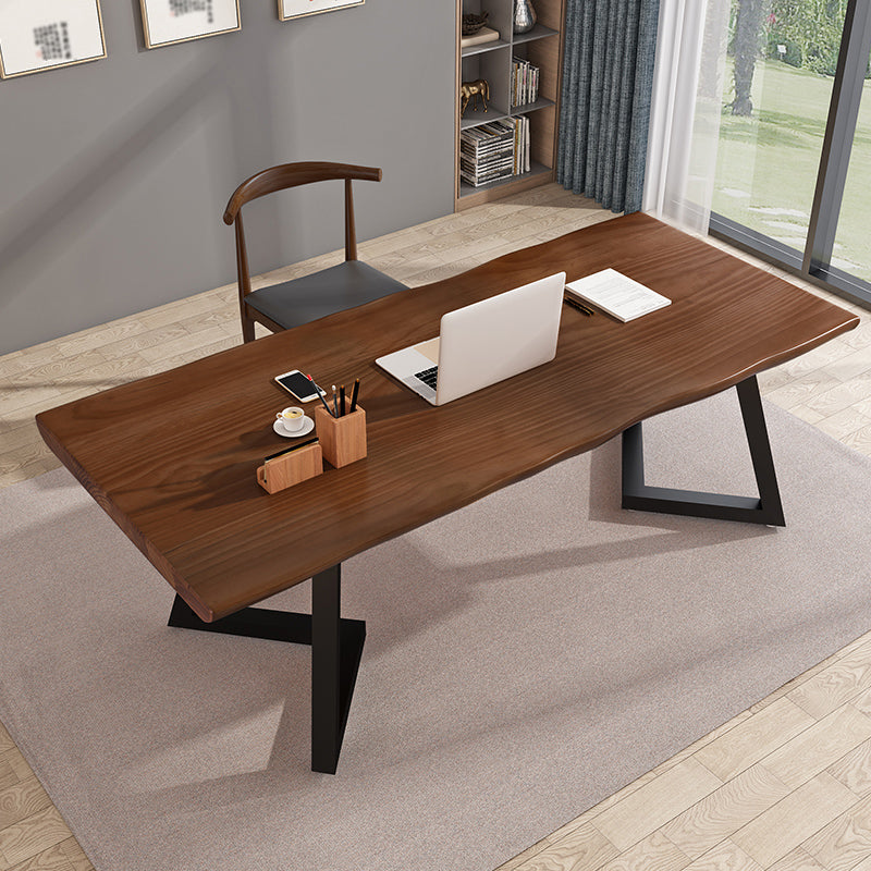 Rectangle Shape Office Table Industrial Rectangle Working Desk 47.2"L x 27.6"W x 29.5"H Clearhalo 'furn' 'furn_office_desk' 'Furniture' 'furniture_office_desk' 'Office Desks' 'Office Furniture' 'office_desk' 4993438