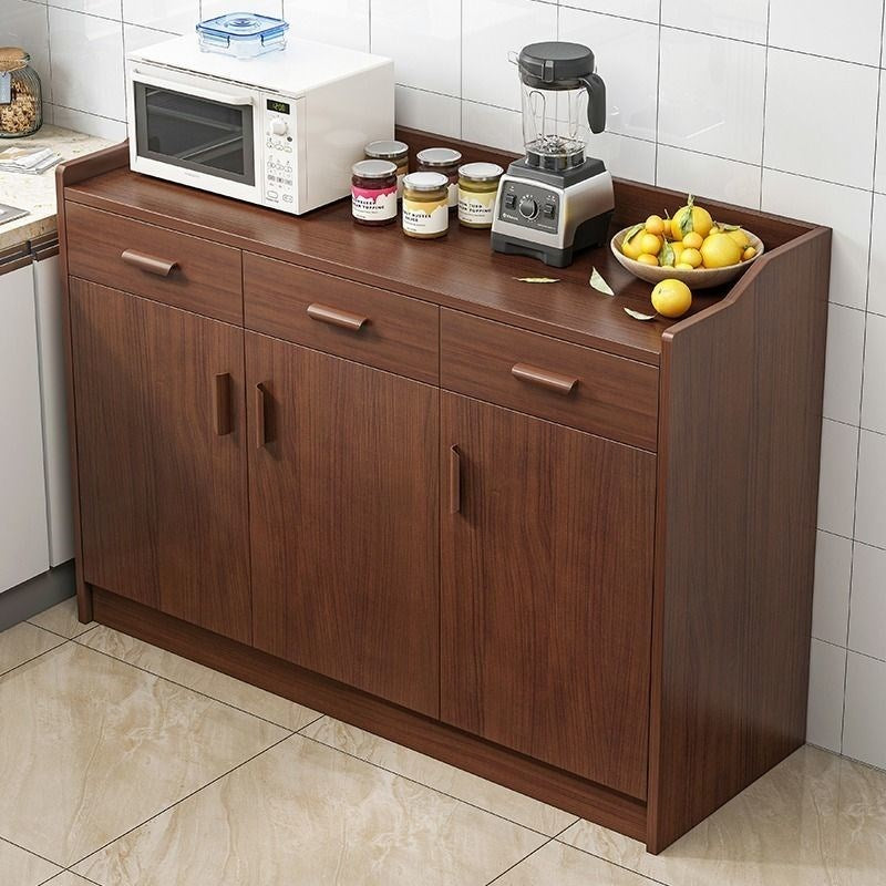 Artificial Wood Kitchen Sideboard Cabinet Modern Credenza with Drawers and Storage Clearhalo 'buffet_sideboard' 'Buffets & Sideboards' 'furn' 'furn_buffet_sideboard' 'Furniture' 'furniture_buffet_sideboard' 'Kitchen & Dining Furniture' 4993552
