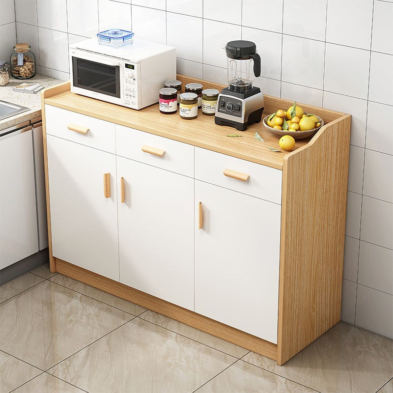 Artificial Wood Kitchen Sideboard Cabinet Modern Credenza with Drawers and Storage Clearhalo 'buffet_sideboard' 'Buffets & Sideboards' 'furn' 'furn_buffet_sideboard' 'Furniture' 'furniture_buffet_sideboard' 'Kitchen & Dining Furniture' 4993554