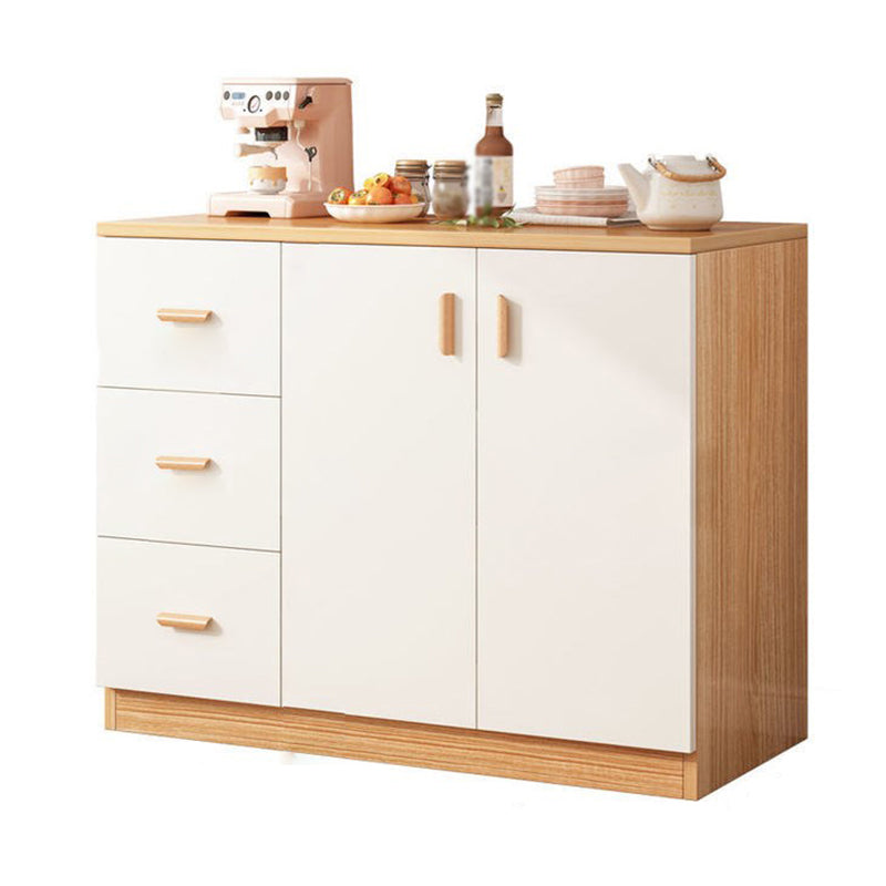 Artificial Wood Kitchen Sideboard Cabinet Modern Credenza with Drawers and Storage Clearhalo 'buffet_sideboard' 'Buffets & Sideboards' 'furn' 'furn_buffet_sideboard' 'Furniture' 'furniture_buffet_sideboard' 'Kitchen & Dining Furniture' 4993561