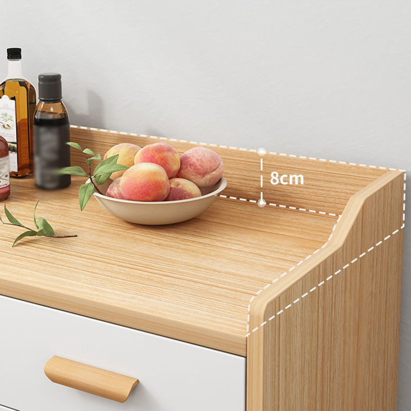 Artificial Wood Kitchen Sideboard Cabinet Modern Credenza with Drawers and Storage Clearhalo 'buffet_sideboard' 'Buffets & Sideboards' 'furn' 'furn_buffet_sideboard' 'Furniture' 'furniture_buffet_sideboard' 'Kitchen & Dining Furniture' 4993565