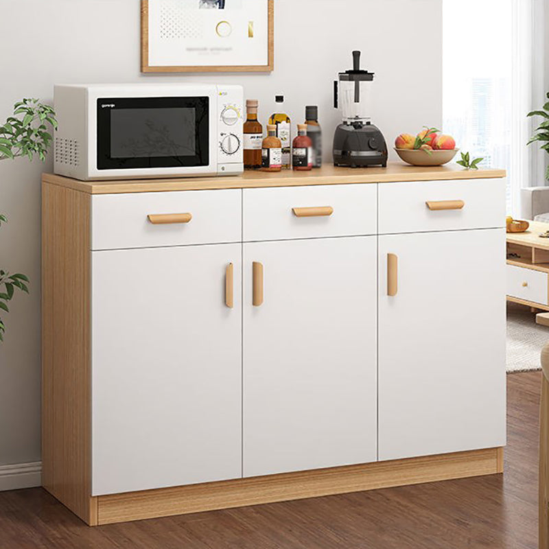 Artificial Wood Kitchen Sideboard Cabinet Modern Credenza with Drawers and Storage Clearhalo 'buffet_sideboard' 'Buffets & Sideboards' 'furn' 'furn_buffet_sideboard' 'Furniture' 'furniture_buffet_sideboard' 'Kitchen & Dining Furniture' 4993568