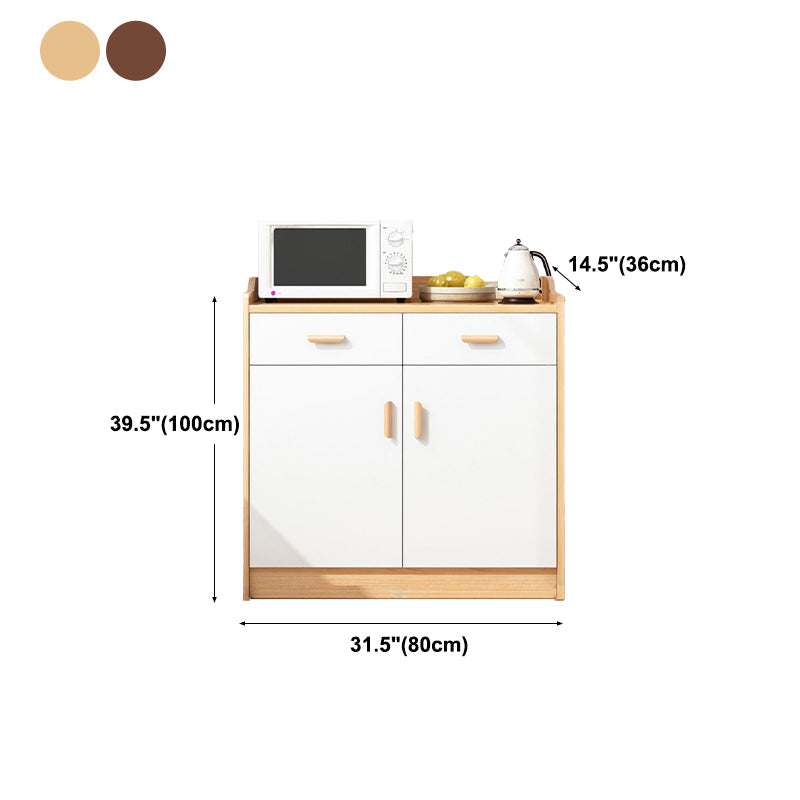 Artificial Wood Kitchen Sideboard Cabinet Modern Credenza with Drawers and Storage Clearhalo 'buffet_sideboard' 'Buffets & Sideboards' 'furn' 'furn_buffet_sideboard' 'Furniture' 'furniture_buffet_sideboard' 'Kitchen & Dining Furniture' 4993576