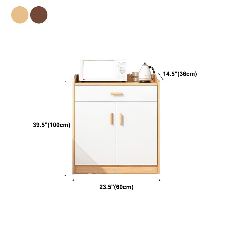 Artificial Wood Kitchen Sideboard Cabinet Modern Credenza with Drawers and Storage Clearhalo 'buffet_sideboard' 'Buffets & Sideboards' 'furn' 'furn_buffet_sideboard' 'Furniture' 'furniture_buffet_sideboard' 'Kitchen & Dining Furniture' 4993577