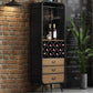 Modern 3-Drawer Wood Sideboard Open Storage Buffet Table with Wine Rack for Living Room Clearhalo 'buffet_sideboard' 'Buffets & Sideboards' 'furn' 'furn_buffet_sideboard' 'Furniture' 'furniture_buffet_sideboard' 'Kitchen & Dining Furniture' 4993603