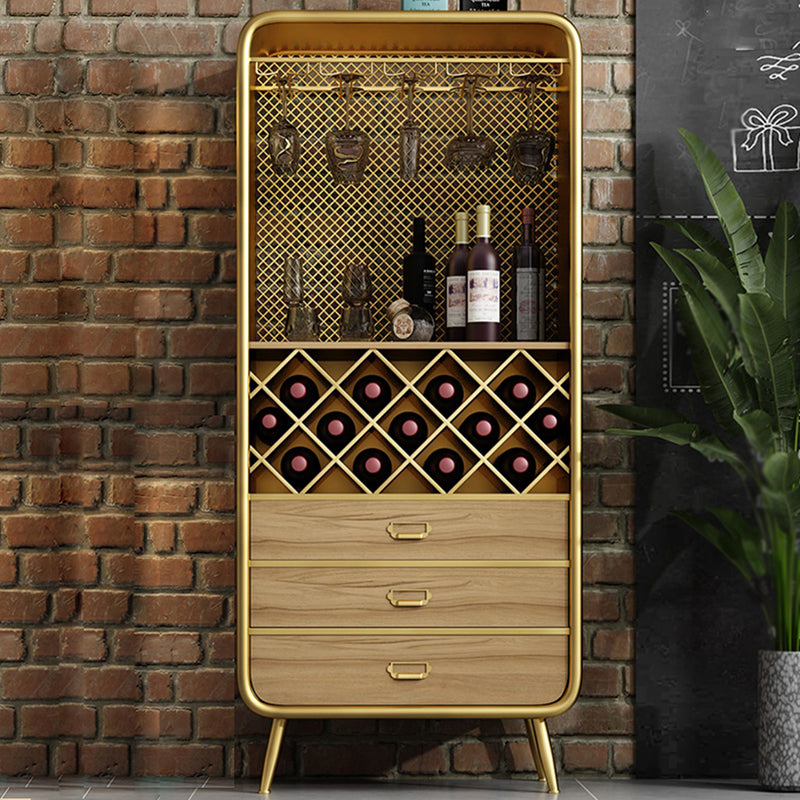Modern 3-Drawer Wood Sideboard Open Storage Buffet Table with Wine Rack for Living Room Clearhalo 'buffet_sideboard' 'Buffets & Sideboards' 'furn' 'furn_buffet_sideboard' 'Furniture' 'furniture_buffet_sideboard' 'Kitchen & Dining Furniture' 4993607