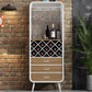 Modern 3-Drawer Wood Sideboard Open Storage Buffet Table with Wine Rack for Living Room Clearhalo 'buffet_sideboard' 'Buffets & Sideboards' 'furn' 'furn_buffet_sideboard' 'Furniture' 'furniture_buffet_sideboard' 'Kitchen & Dining Furniture' 4993619