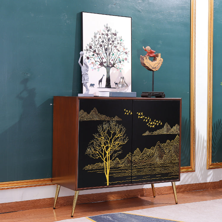 Modern Birch Wood Sideboard Simple Cabinets Dining Server for Living Room Clearhalo 'buffet_sideboard' 'Buffets & Sideboards' 'furn' 'furn_buffet_sideboard' 'Furniture' 'furniture_buffet_sideboard' 'Kitchen & Dining Furniture' 4993754